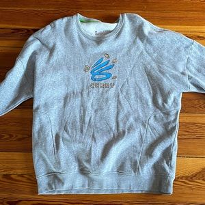 Never worn Stephen Curry X Under armor crew neck